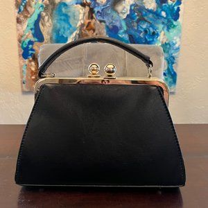 Black Vintage 1950s purse